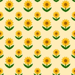 seamless background with autumn leaves