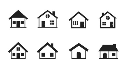 Varied homes symbolize domestic architectures