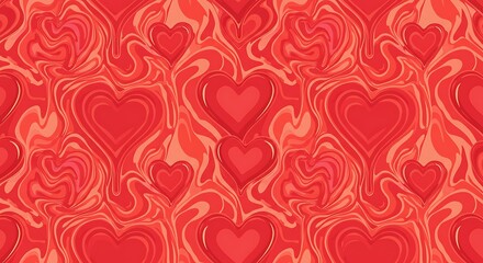 Crimson Heart Tide AI Generated