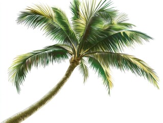 Tropical palm tree illustration (1)