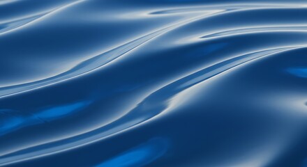 Cobalt Undulation AI Generated