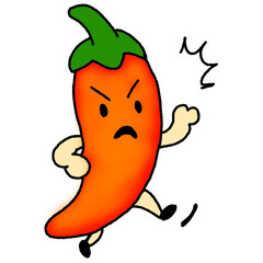 cartoon chili pepper
