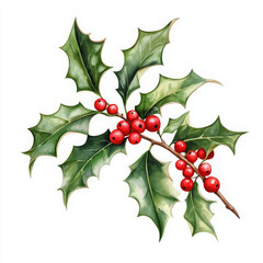 Painted holly berry brings festive feeling to celebrate season