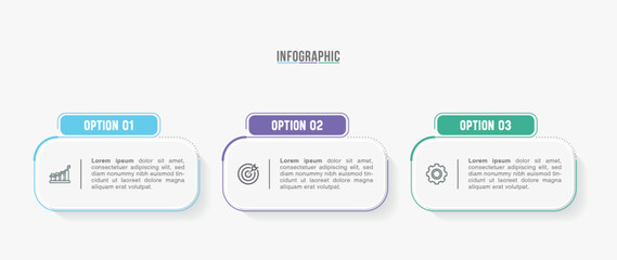 Timeline infographic template design. 3-4-5 options or steps business infographic template design. Can be used for process diagram, presentations, workflow layout, flow chart, steps, banner.