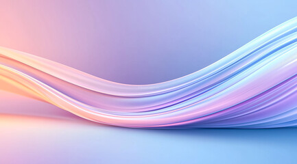 Abstract waves of soft pastel colors create a flowing, dynamic background perfect for digital design.