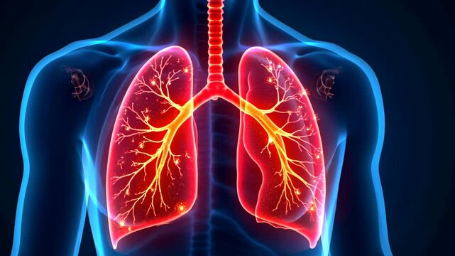 Scanning infections, lung pathology, virus spread. Respiratory health. Bronchioles react swiftly to infection. Airways efficiency sustains healthy breathing. Infection intensity impacts lung function.