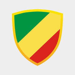 National Flag of Republic of Congo