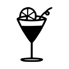 cocktail glass silhouette