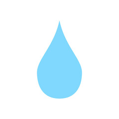 blue water drop