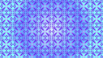 Seamless Purple Floral Pattern