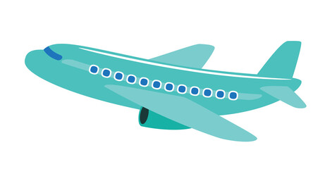 Stylized Airplane Illustration