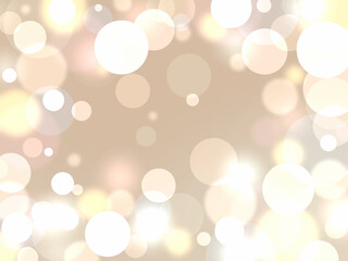 イルミネーションのようなキラキラ輝く光の美しい抽象的な背景