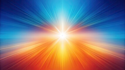 Naklejka premium Abstract Gradient Orange to Blue Background Design