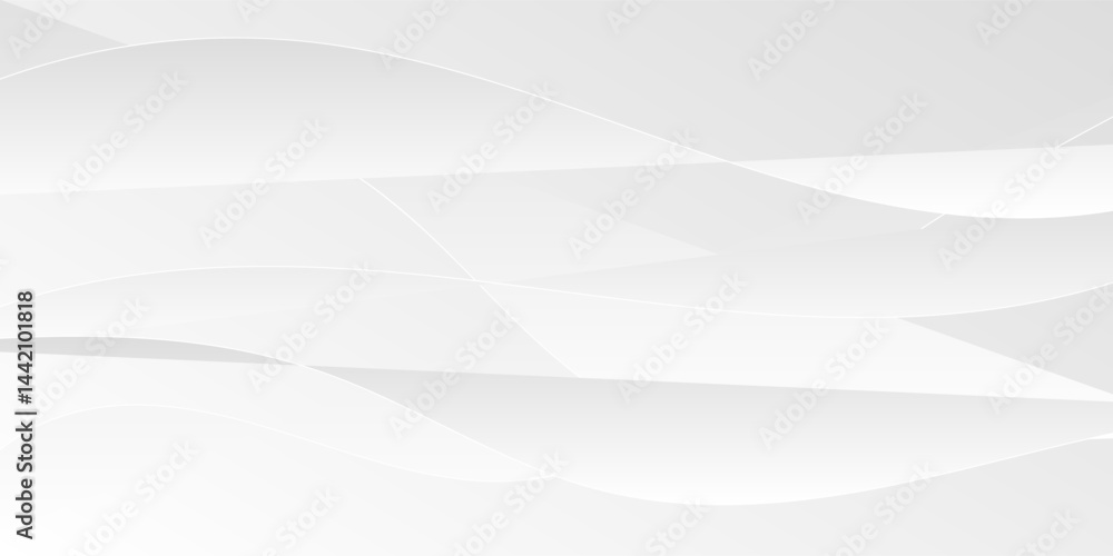 Poster abstract white background with gradient color and artistic dynamic line decoration
