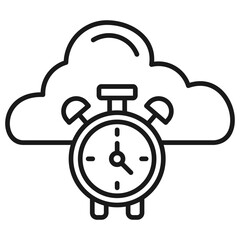 Latency Outline Icon