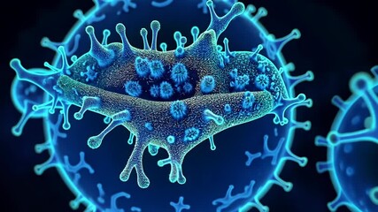 Scanning infections, viral spread, immune reaction. Disease transmission. Bacteria proliferate rapidly in tissues. Immune system combats infection vigorously. Preventive measures reduce disease