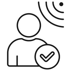 Proximity Outline Icon