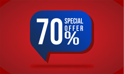 Exclusive 70% Discount Promo Design