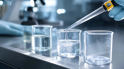 Laboratory Experiment: Liquid Transfer in Beakers