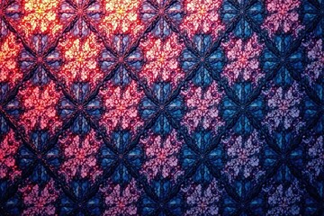 Geometric lace pattern, repeating diamond motif , abstract, texture
