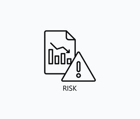 Risk Icon Or Logo Isolated Illustration