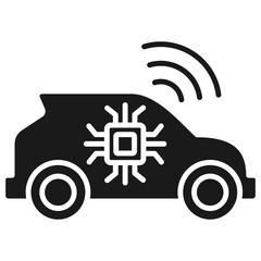 Autonomous Glyph Icon