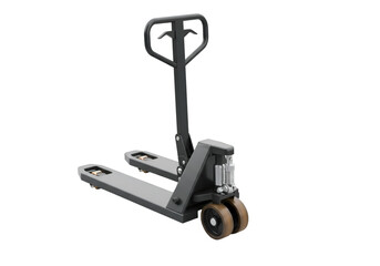 Fototapeta premium HighQuality 3D Model of a Hand Pallet Truck isolated on transparent background