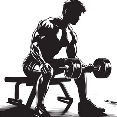 Dumbbell Row illustration