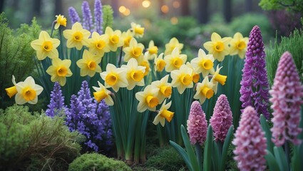 flowers in a spring meadow