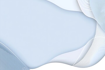 Fototapeta premium Soft Light Blue Abstract Background with Smooth Curves and Lines