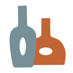 Colorfull abstact vase