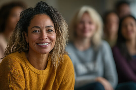 supportive community gathering focused on mental health awareness.