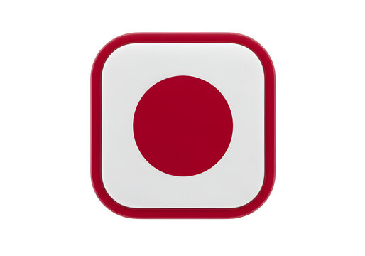 Japan Flag HighResolution Image  Icon isolated on transparent background