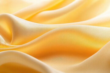 Obraz premium Golden silk fabric folds background