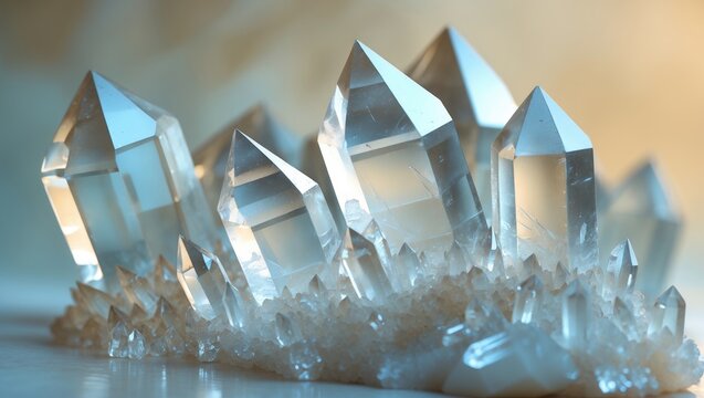 Gorgeous and magical pure crystal quartz