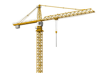 Construction Crane Images Types Uses  Specifications isolated on transparent background