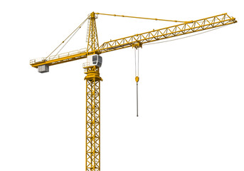 Tower Crane Construction Equipment Images  Stock Photos isolated on transparent background