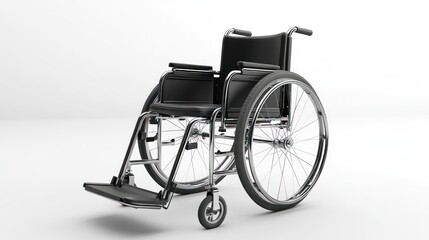 Fototapeta premium Modern black wheelchair
