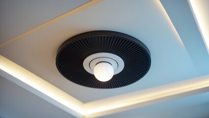 Ceiling light in a round design