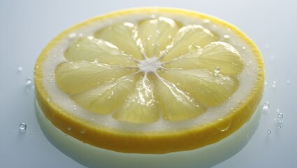 Background featuring sliced lemon texture in isolation