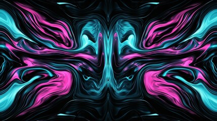 Futuristic abstract artwork, glitchy patterns resembling neural networks and digital noise