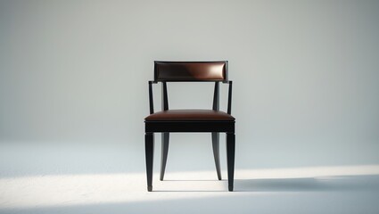Single Armchair Featuring an Isolated Background