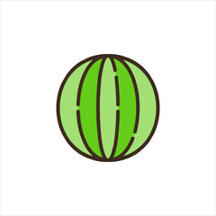 watermelon vector illustration