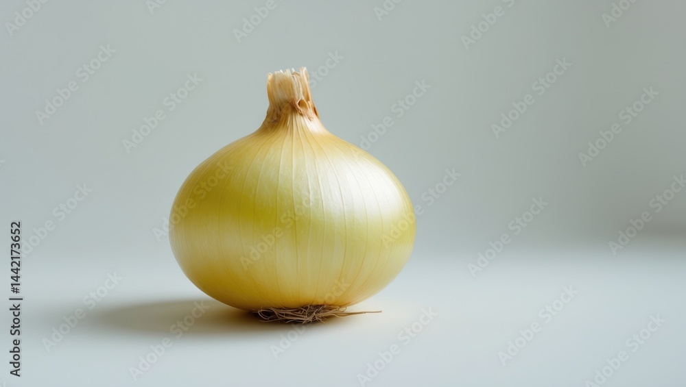 Poster onions set apart on background