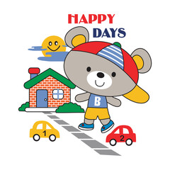 design baby animals cartoon vector illustration