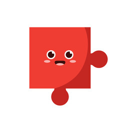 Puzzle Cartoon Illustration