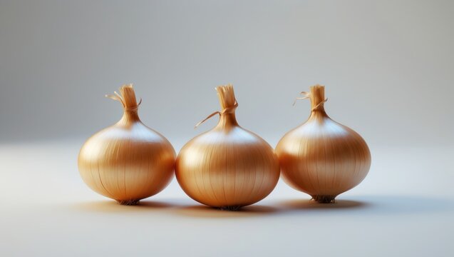 Background featuring an isolated napiform onion