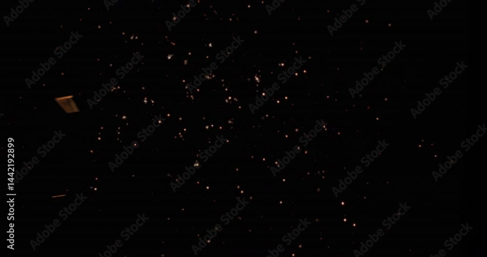 Canvas Prints realistic explosion and fireballs. particles moving around. 4k vfx stock footage element.