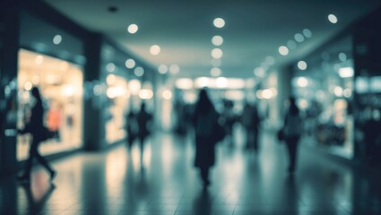 Store blurred against background