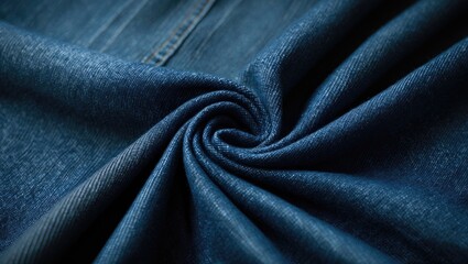 Fototapeta premium Textured blue jean fabric background showcasing blank denim textile, soft fabric, flat cotton surface, and grunge design elements